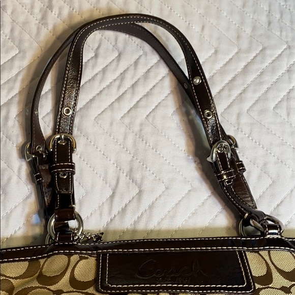 WHAT A FIND!! Coach brown canvas handbag!! - Picture 8 of 16